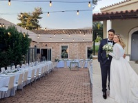 Σκηνικό Τοσκάνης στο γάμο του πατρινού Π...