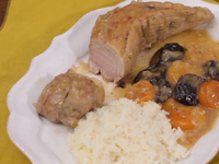 Συνταγή για χοιρινό φιλέτο γεμιστό με βε...