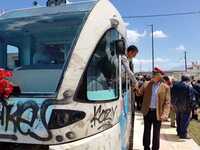 Μετά από χρόνια το τρένο έφτασε στην Κάτ...