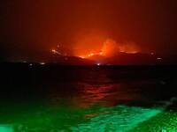 Πώς φαινόταν από το Λαμπίρι η φωτιά στη ...