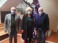 Οι βουλευτές Σία Αναγνωστοπούλου και Κ. ...