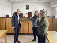 Επίσκεψη του Άγγελου Τσιγκρή στο Διοικητ...