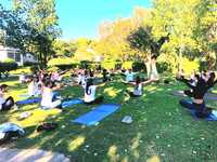 Welcome to up: Γιόγκα στο γρασίδι της πα...