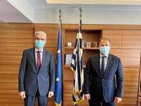 Ο Άγγελος Τσιγκρής στο Υπουργείο Αγροτι...