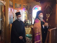 Με μάσκα στη Θεία Λειτουργία ο Οικουμενι...