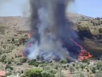 Φωτιά στην Κερατέα: Αναφορές για 3 καμέν...