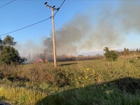 Φωτιά σε καταυλισμό Ρομά στην Κάτω Αχαϊα...