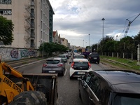 Απίστευτη κίνηση στην Ηρώων Πολυτεχνείου...