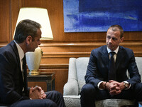 Συνάντηση Μητσοτάκη με τον Πρόεδρο της U...