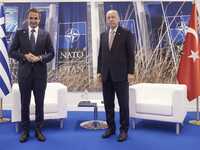 Σε καλό κλίμα η συνάντηση Μητσοτάκη-Ερντογάν