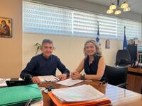 Συνάντηση εργασίας είχε η Χριστίνα Αλεξο...