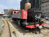 Η ιστορική ατμομηχανή στον ΟΣΕ της Πάτρα...