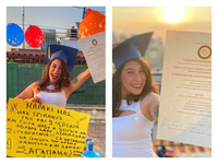 Η Μαρία πήρε το πτυχίο της από το Πανεπι...