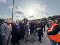 Ο Δήμαρχος Δυτικής Αχαΐας στην κινητοποί...