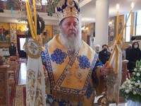 Στον ιερό ναό Αγ. Μαρίνης λειτούργησε τη...