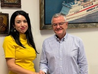 Η Κλεοπάτρα Χριστοπούλου με τον Αντώνη Κουνάβη