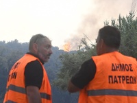 Πάτρα: Στα πύρινα μέτωπα η Δημοτική αρχή...
