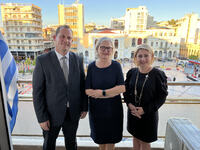 Χριστίνα Αλεξοπούλου: Στο γραφείο της, η...