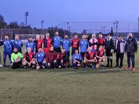 Φιλικός αγώνας ποδοσφαίρου μεταξύ των ομ...