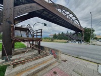 Εκτός λειτουργίας η ξύλινη πεζογέφυρα τη...