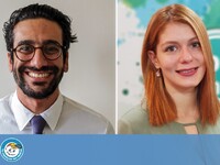 Δύο μέλη της ομάδας δικαιωμάτων των παιδ...