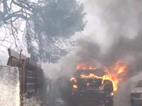 Φωτιές-Αττική: Σπαρακτικές κραυγές άνδρα...