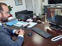Τηλεδιάσκεψη του Περιφερειάρχη Νεκτάριου...