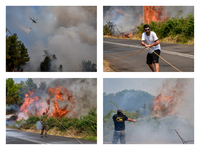  Ηλεία: Μάχη με τις φλόγες- Καίγεται η Ν...