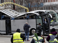 Τροχαίο δυστύχημα με Έλληνες στο Βουκουρ...