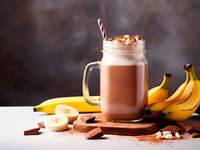 Συνταγή για απολαυστικό smoothie μπανάνα...