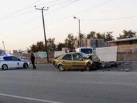 H στιγμή μετωπικής σύγκρουσης στο Αγρίνιο - ΒΙΝΤΕΟ