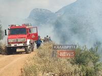 Καλάβρυτα: Πυρκαγιά στην Άνω Ψωφίδα 