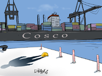 H Cosco, το λιμάνι και οι εργάτες με το ...
