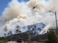 Χίος: Τρεις διαφορετικές πυρκαγιές - Αλλ...