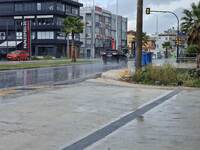 Πάτρα: Άνοιξαν οι ουρανοί και έπεσε χαλά...