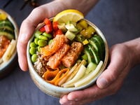 Συνταγή για σολομό λεμονάτο με ρύζι και ...