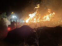 Νύχτα αγωνίας στο Ευηνοχώρι Αιτωλοακαρνα...