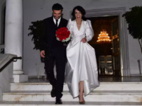 Παντρεύτηκαν Νίκος Κουρής και Έλενα Τοπαλίδου 
