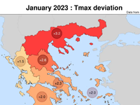 Meteo: O πιο θερμός Ιανουάριος των τελευ...