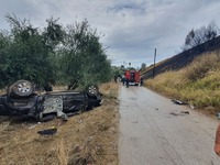 Πάτρα: "Βουτιά" Ι.Χ. από τη Νέ...