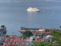 Ναύπακτος: Το κρουαζιερόπλοιο έφτασε ανο...