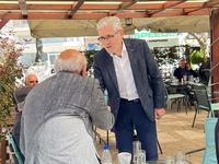 Ο Άγγελος Τσιγκρής αντάλλαξε ευχές σε Πά...