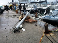 «Ιανός»: Βυθίστηκαν πέντε σκάφη σε Ζάκυν...