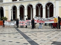 Αντιπολεμικό συλλαλητήριο στο κέντρο της Πάτρας