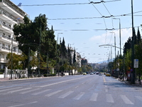 Άδεια πόλη η Αθήνα την Κυριακή του Πάσχα...