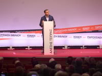 Αλέξης Τσίπρας: Κοσμοσυρροή στην παρουσί...