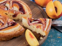 Εύκολη συνταγή για κέικ με ροδάκινο - Μι...