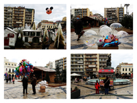 Η κίνηση στην αγορά και το κέντρο της Πά...