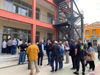 Πάτρα: Εικόνες εκλογής προέδρου στα εκλο...