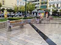 Η πλατεία Γεωργίου της Πάτρας υπό... διά...